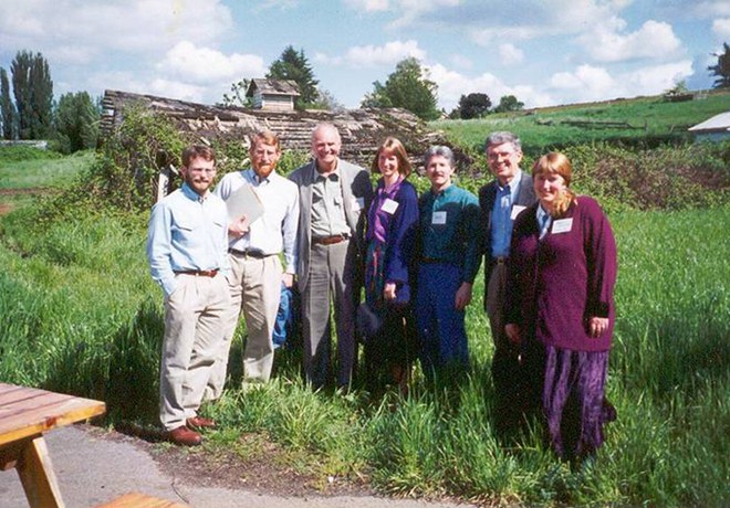 Founders of the Deschutes Land Trust attend a conference in Portland in 1995. Photo: Land Trust.