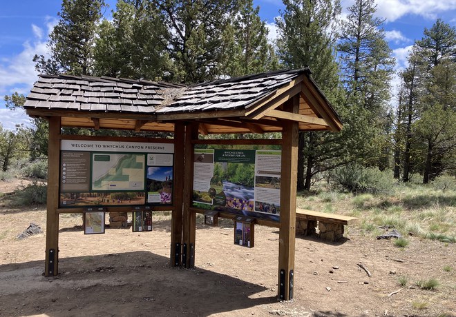 New Interpretive Signs at Whychus Canyon Preserve