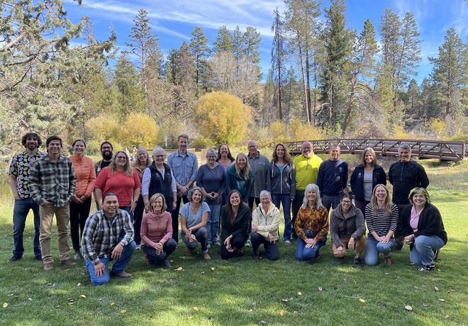 The Board and staff of Deschutes Land Trust. Photo: Land Trust.